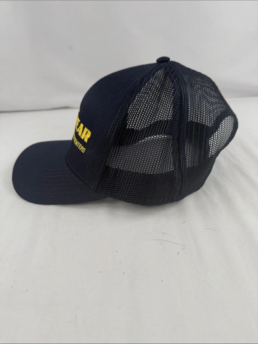 Good Year Tire Mesh SnapBack Navy Embroidered Logo Cap